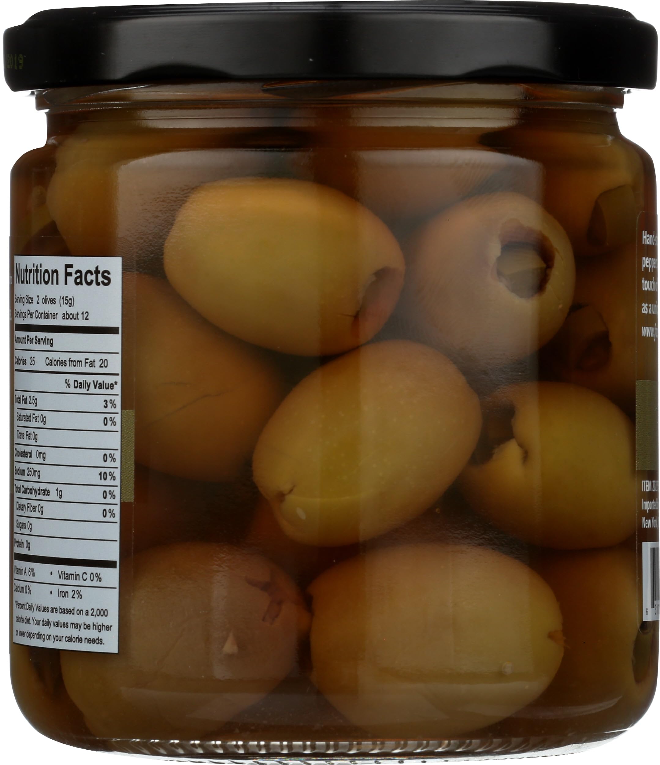 Divina Green Olives Stuffed with Jalapeno Peppers - 7.8 oz Jar | Spicy Stuffed Olives for Charcuterie Boards, Cocktails & Mediterranean Recipes