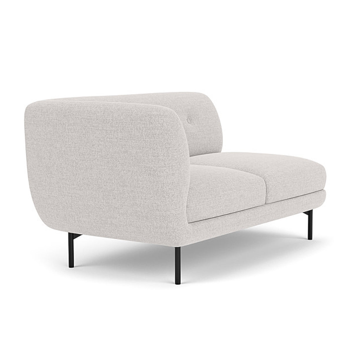 Alfred Fabric Left 2 Seater Modular Sofa - Modern L-Shaped Sectional Couch for Living Room, Lounge & Small Spaces - Comfortable & Stylish Home Furniture