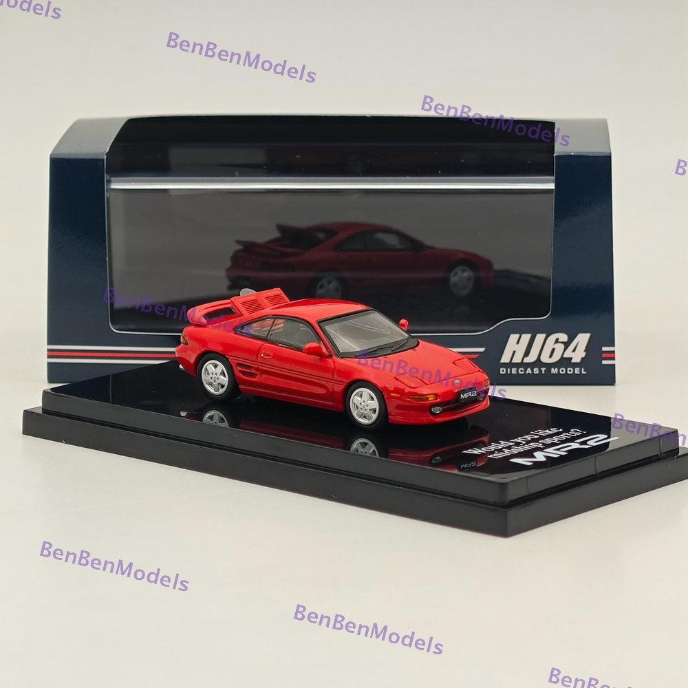 1/64 Scale Toyota MR2 (SW20) GT-S 1993 Diecast Model Car - Limited Edition Collectible for Car Enthusiasts & Hobbyists - Perfect for Display, Gifts, and Model Car Collections