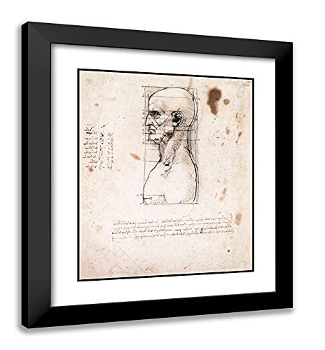 Black Modern Wood Frame with Double Matting