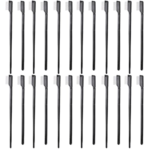 FRCOLOR 6-Piece Eyelash Comb & Curler Set with 4 Eyebrow Brushes - Plastic Lash Separator & Styler for Perfect Eyelash Extensions & Makeup Application (Great for Salon, Home Use & Professional Makeup Artists)