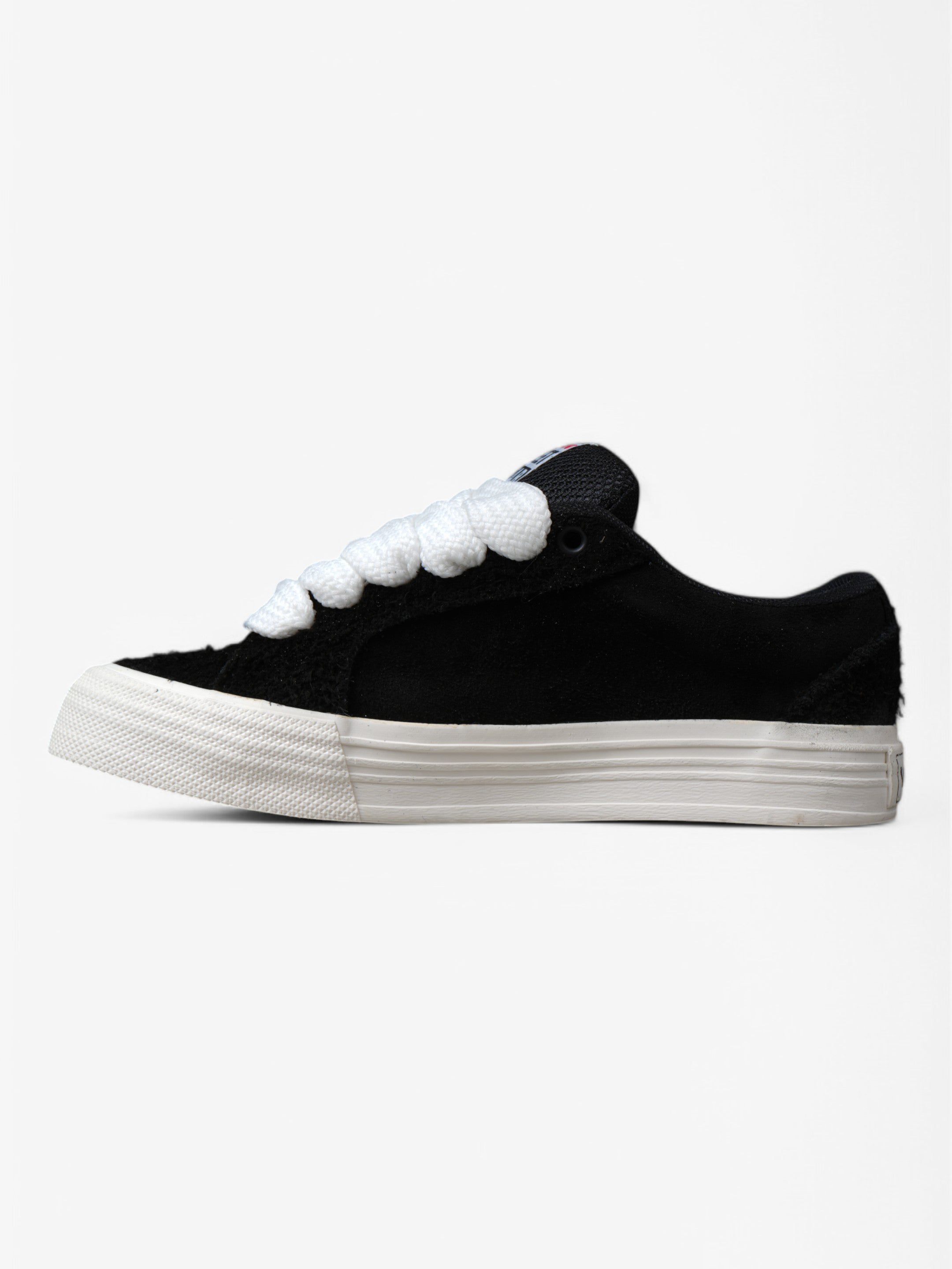 Vision Street Wear Odd Cirkus Suede Skate Shoes - Black & White Sneakers for Men & Women | Perfect for Streetwear, Skateboarding & Casual Wear