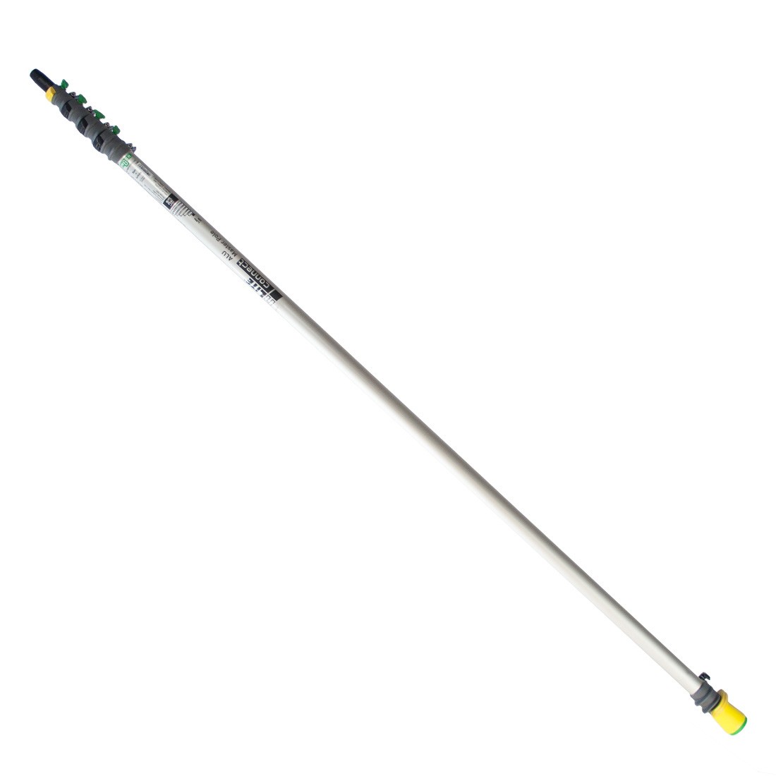 Unger HydroPower HiFlo Ultra Window Cleaning Kit with 20 Foot Pole - Professional Squeegee & Scrubber for Home & Commercial Use