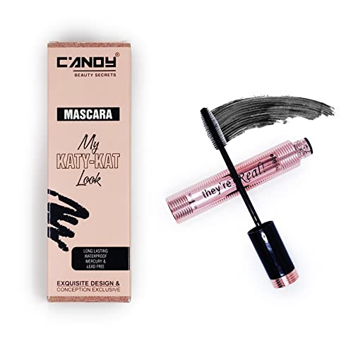 Katy Kat Mascara - Volumizing & Long-Lasting Waterproof Mascara for Dramatic Lashes | Perfect for Daytime Office Look & Nighttime Party Makeup