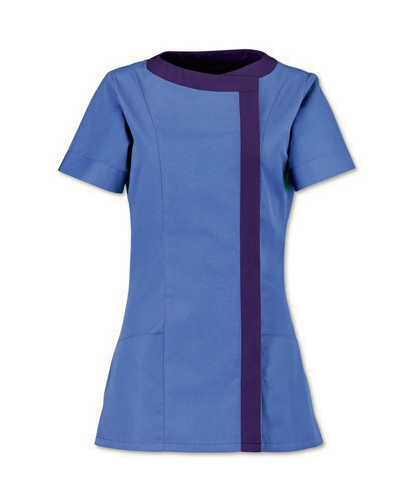 Alexandra Workwear Women's Asymmetrical Beauty Tunic Top - Stylish Office Blouse for Professional Women | Perfect for Business Casual, Interviews & Corporate Events