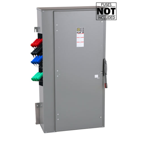 Heavy Duty Cam Lock Fused Disconnect Switch - Single Throw Safety Switch for Industrial Equipment & Electrical Panels - Ideal for HVAC Systems, Motor Controls & Power Distribution