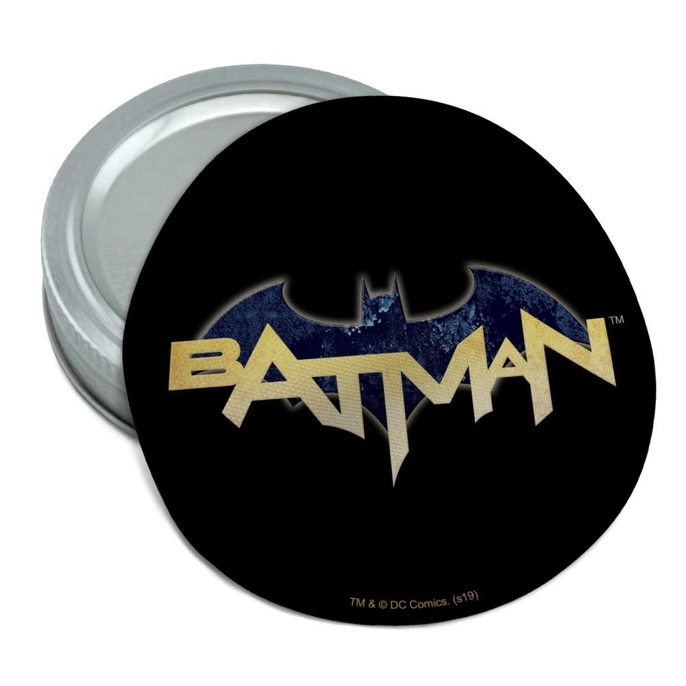Batman Logo Non-Slip Jar Opener - Round Rubber Gripper for Tight Lids - Perfect for Kitchen, Camping & Elderly Use