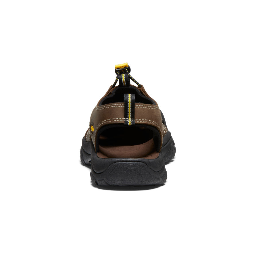 Men's Newport Leather Sandal Wide Width - Comfortable Bison Leather Sandals for Men | Perfect for Summer, Beach, and Casual Outings