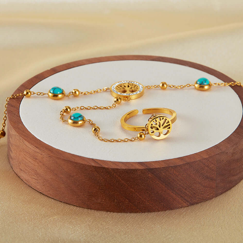 Y2K Evil Eye Hand Chain Bracelet for Women - Trendy Boho Adjustable Hand Jewelry for Protection & Style - Perfect for Festivals, Parties, and Layering with Other Bracelets