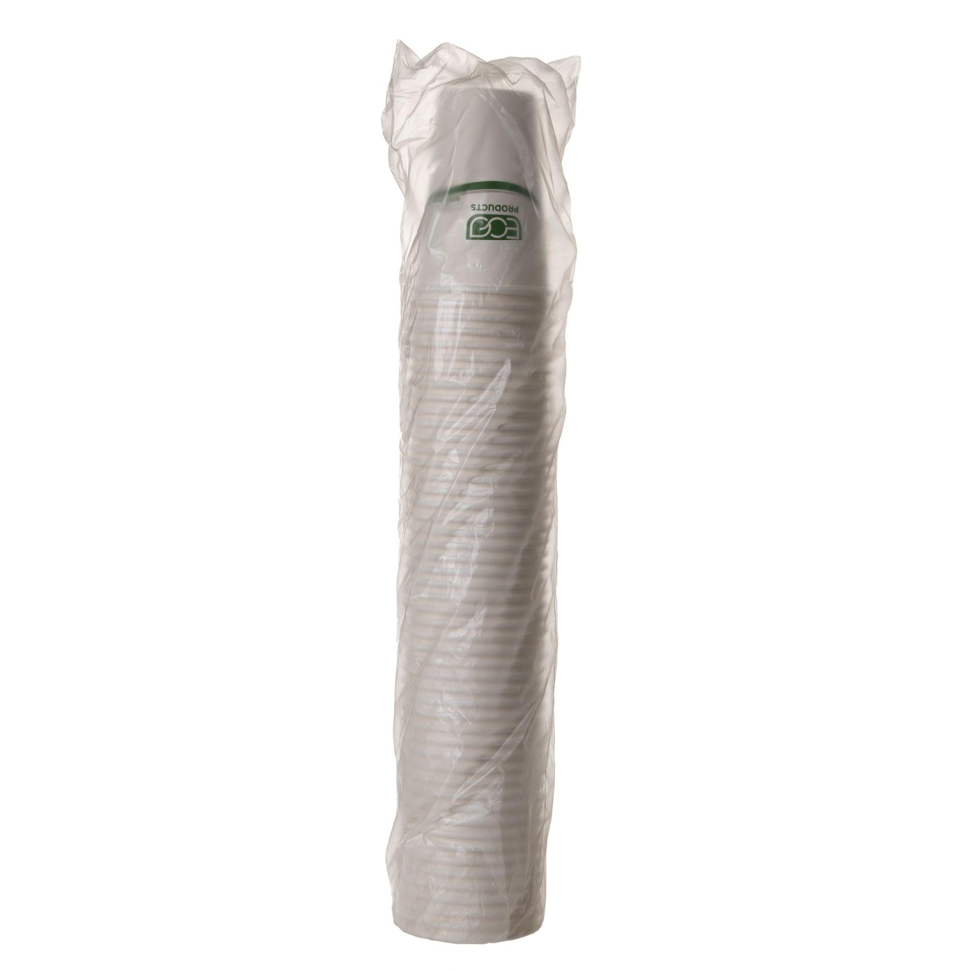 ECO PRODUCTS Compostable Disposable 20oz Coffee Cups - 1000 Count Case | White Hot Paper Cups with Plant-Based PLA Lining | Biodegradable & Eco-Friendly | Perfect for Coffee Shops, Offices, and Events