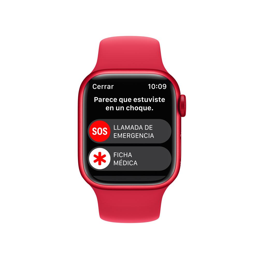 Apple Watch Series 8 (GPS + Cellular) 41mm Aluminum Case (PRODUCT)RED with Sport Band - Perfect for Fitness Tracking, Calls & Notifications on the Go