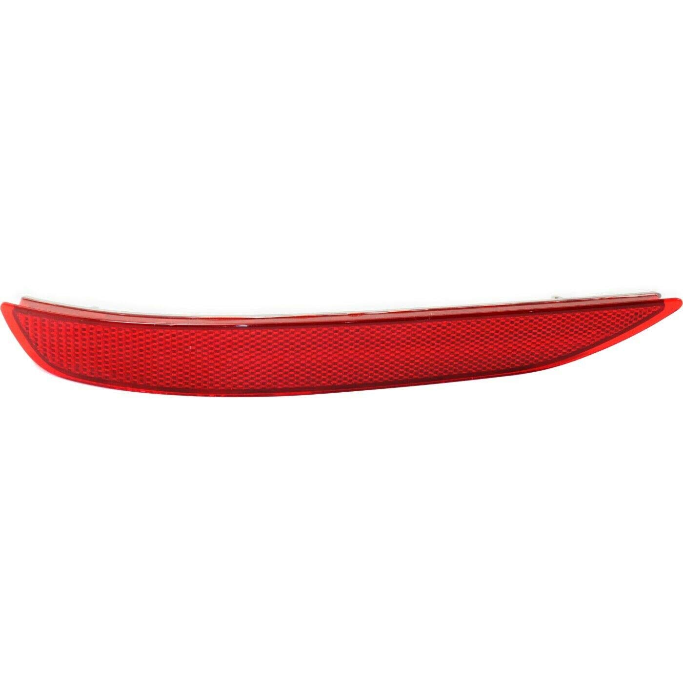 ZZXIA Bumper Reflector Rear Driver Side - Compatible with GM Models 15656930, 84150890, GM1184117, GM1184117C - Perfect for Replacement & Nighttime Safety Enhancement