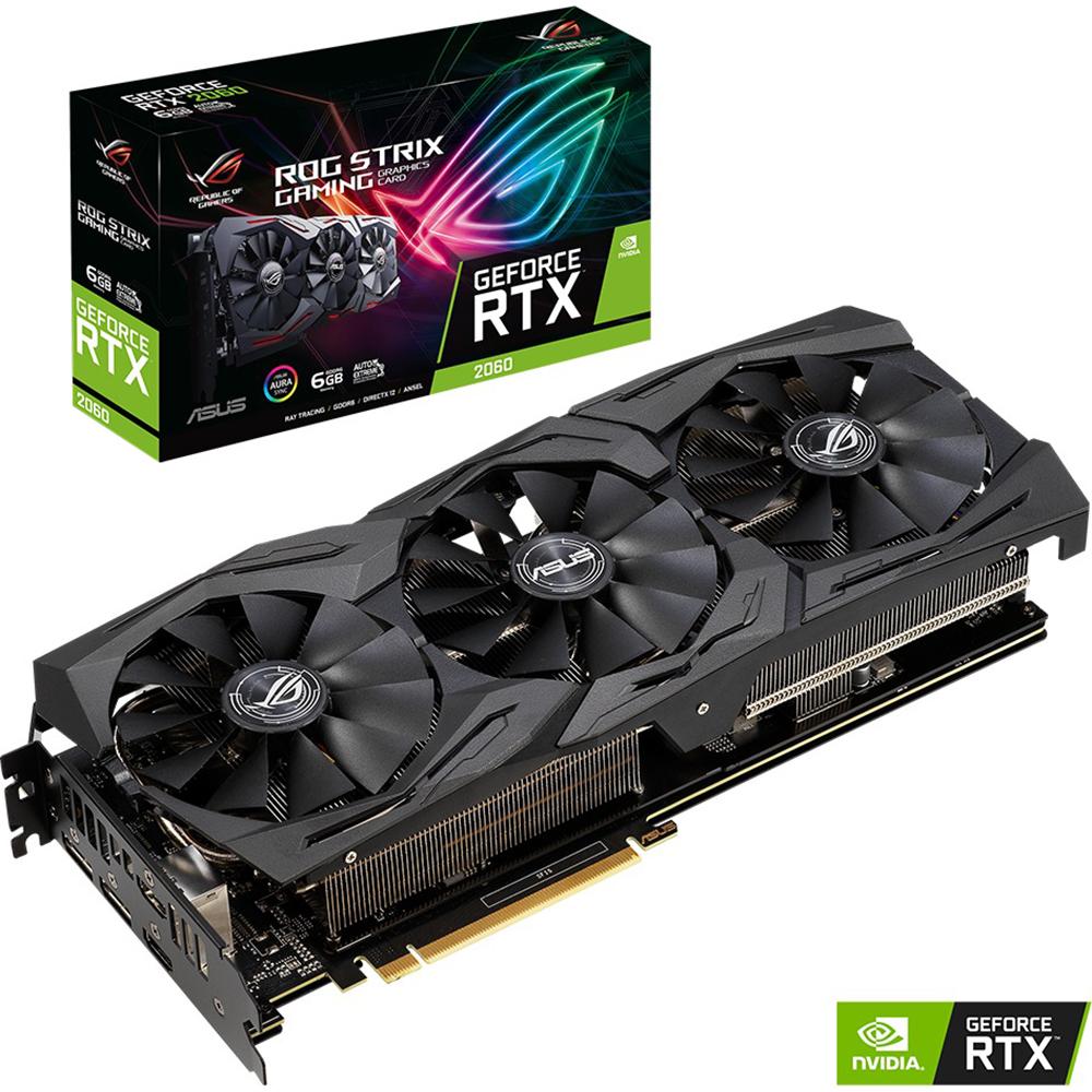 ASUS GeForce RTX 2060 6GB GDDR6 Gaming Graphics Card - High Performance for PC Gaming, VR & 4K Video Editing | Desktop Computer GPU for Gamers & Content Creators