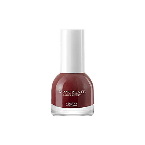 SUKOKOLA Easy Peel Off Fast Dry Water Based Nail Polish - Organic & Eco Friendly Nail Polish for Women & Teens (Black Tea Latte) - Perfect for Home Manicures, Parties & Daily Wear