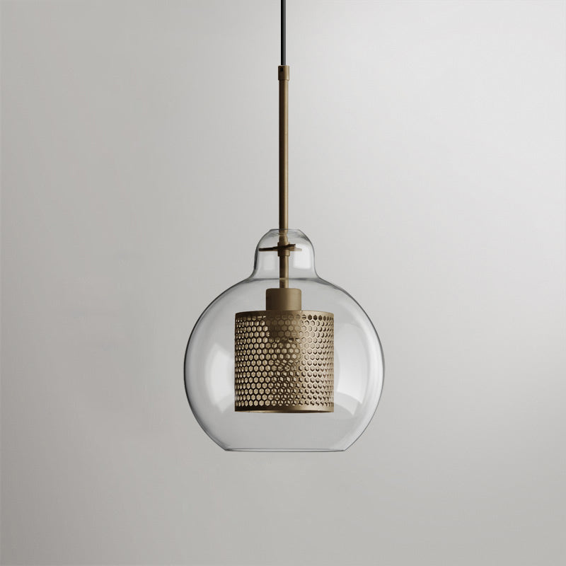Chiswick Glass Pendant Light - Modern Hanging Ceiling Lamp for Kitchen Island, Dining Room & Bedroom Lighting
