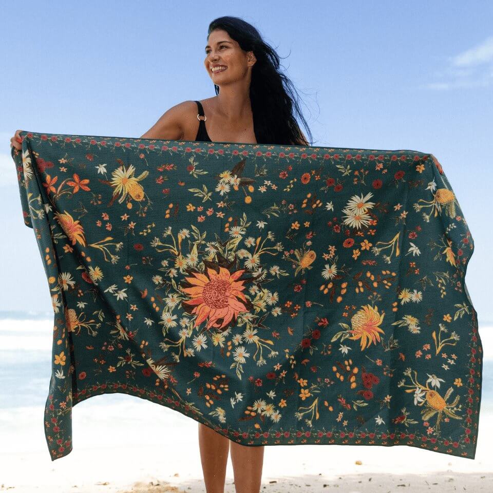 Premium Sand-Free Beach Towel - Quick Dry & Super Absorbent - Eco-Friendly & Lightweight for Pool, Travel, and Outdoor Activities