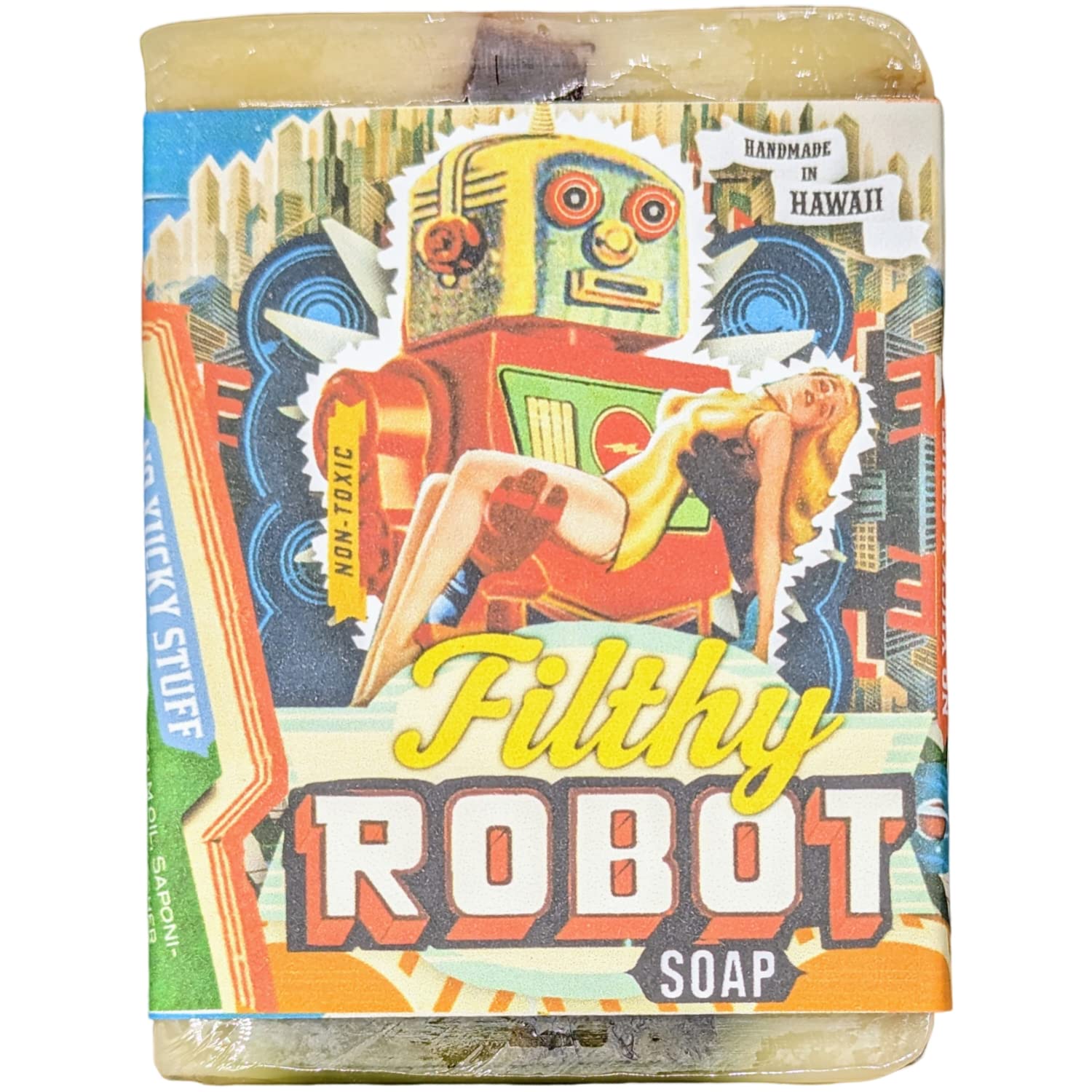 Filthy Robot Soap - Antibacterial Hand Soap for Kids & Adults | Fun Robot-Themed Foaming Soap | Perfect for Bathrooms, Kitchens & Playrooms