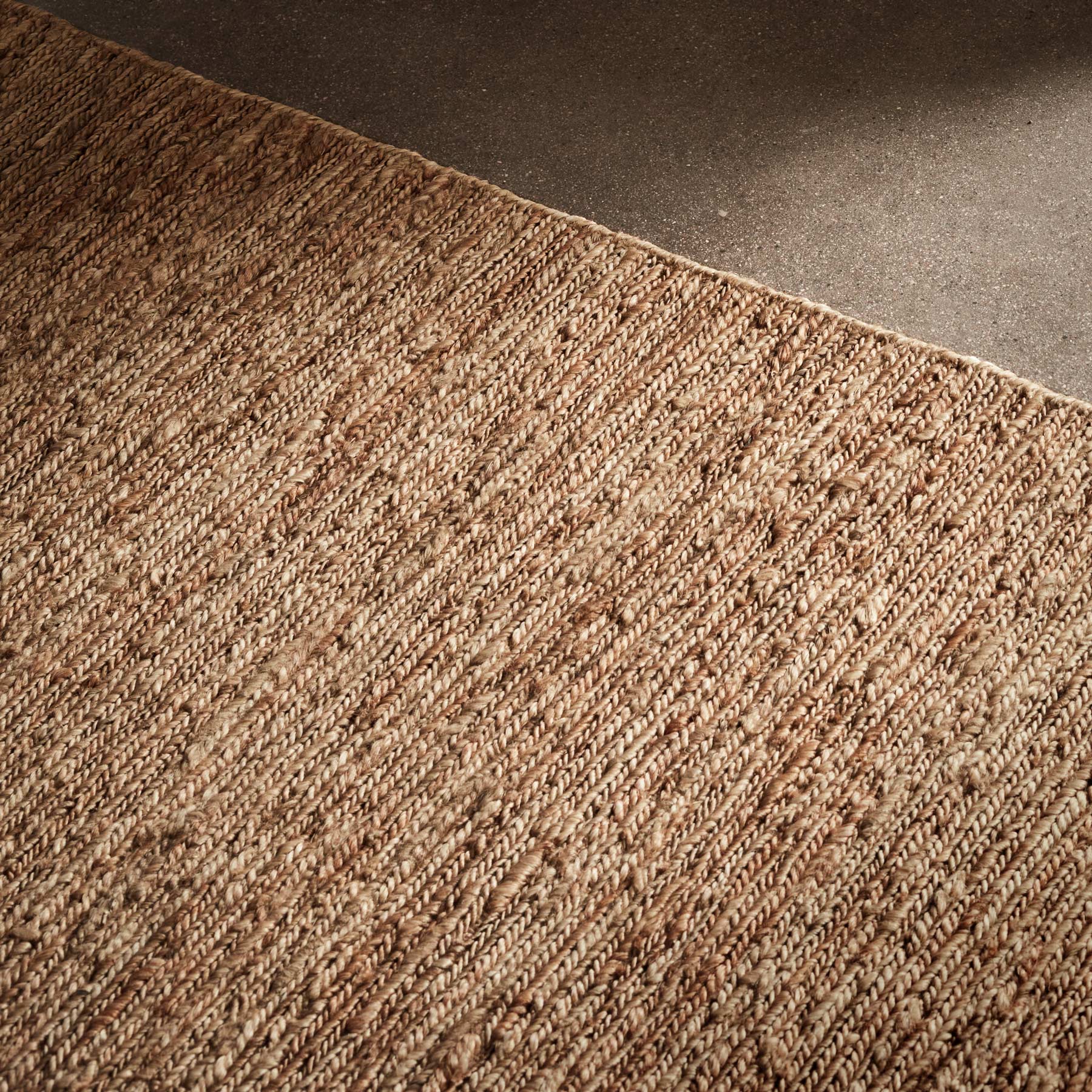 Natural Jute Runner Rug - Eco-Friendly & Durable for Hallway, Living Room, or Bedroom Decor