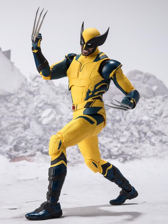 Wolverine S.H.Figuarts Deadpool & Wolverine Action Figure - Premium Collectible Marvel Superhero Toy for Display & Play - Perfect for Fans, Gifts & Comic Conventions