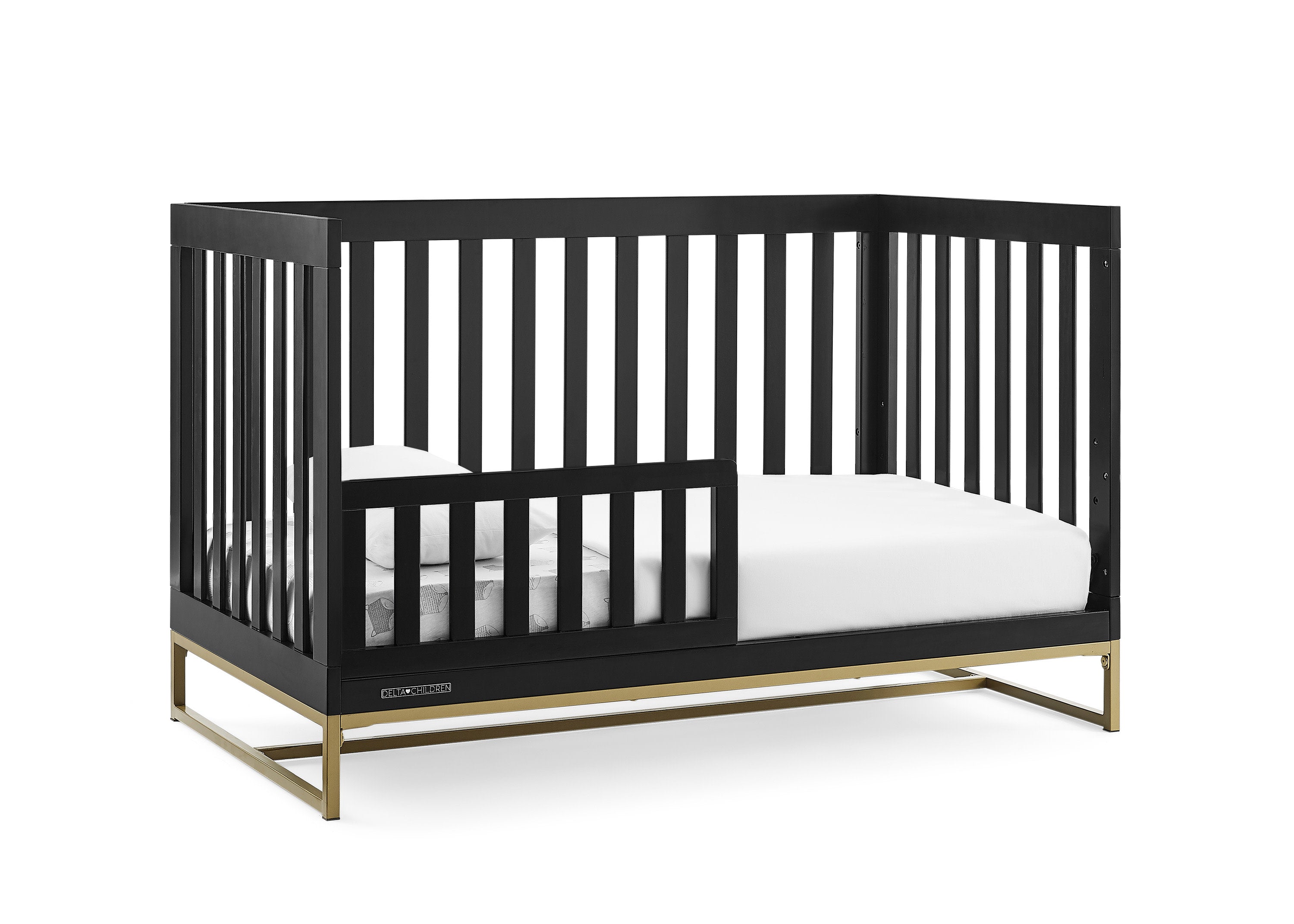 Convertible Jade 4-in-1 Baby Crib - Nursery Bed with Toddler Rail, Daybed & Full-Size Frame | Perfect for Newborns to Teens, Modern Nursery & Bedroom Decor