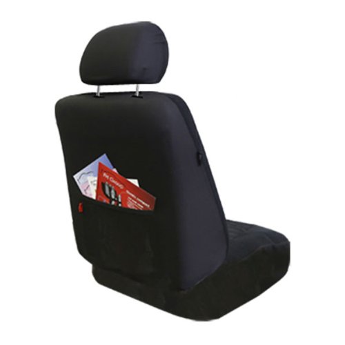 FH Group Universal Full Set Car Seat Covers - Low Back Front & Split Bench Rear Seat Covers, Airbag Compatible, Washable Taupe Fabric for SUV, Sedan, Van | Perfect for Daily Commute, Road Trips & Family Protection