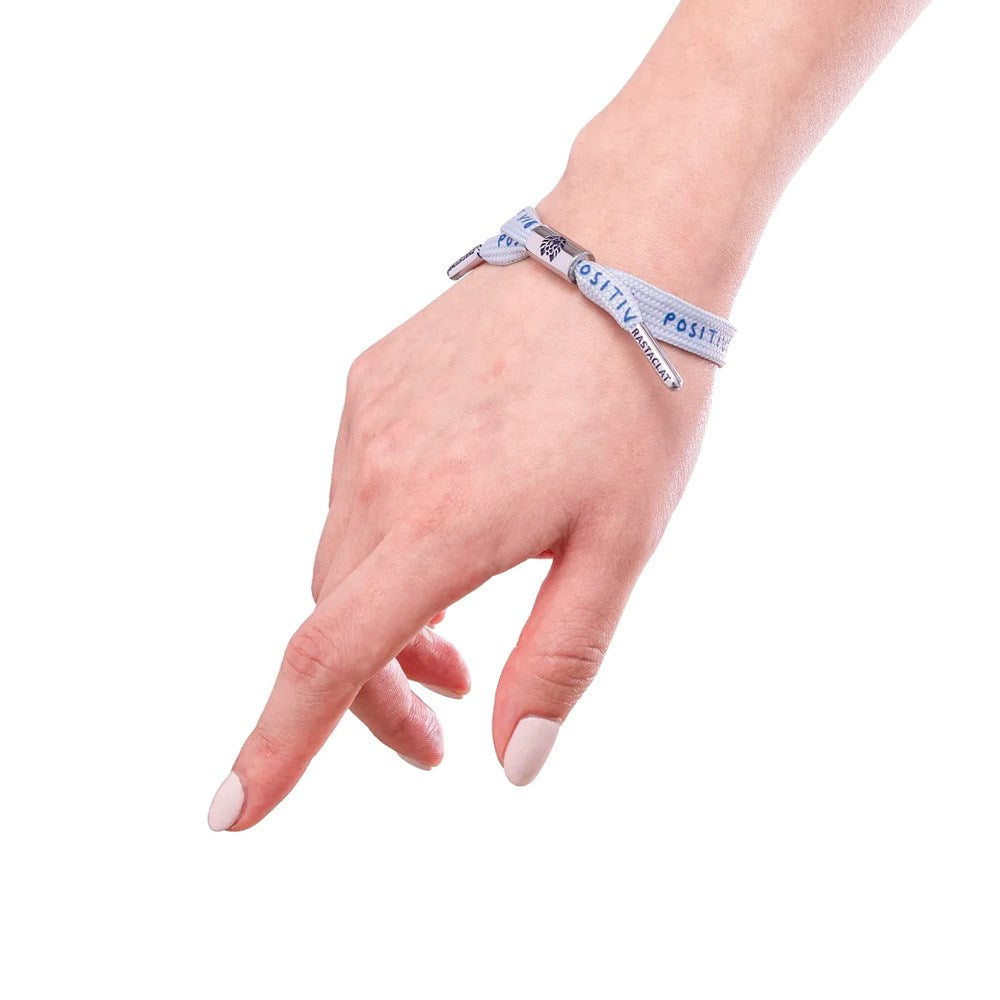 Rastaclat Chrome Vibes Light Blue Wristband - Stylish Adjustable Bracelet for Men & Women - Perfect for Gym, Running, and Everyday Wear