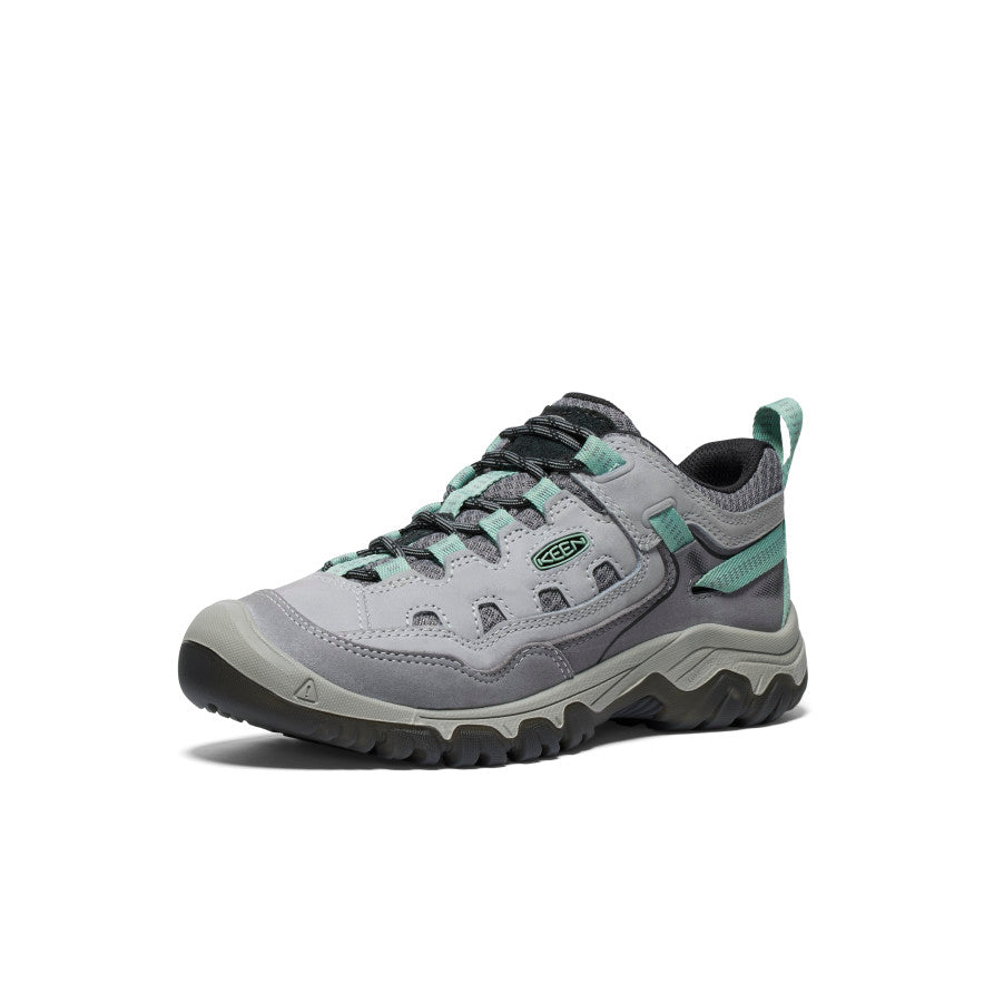 Women's Targhee IV Vented Hiking Shoes - Alloy/Granite Green | Waterproof & Breathable Trail Running Shoes for Outdoor Adventures, Hiking & Backpacking