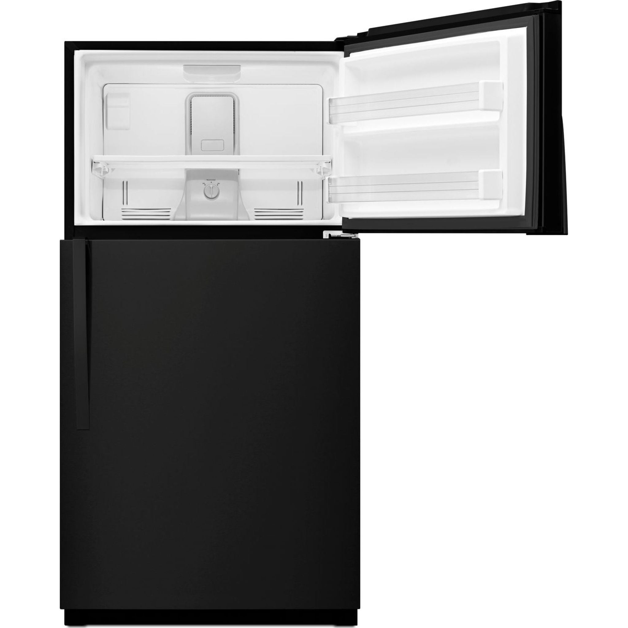 Whirlpool WRT541SZDB Top Mount Refrigerator - 21.6 Cu. Ft. Energy Star Certified, Black Stainless Steel | Perfect for Kitchens, Apartments & Small Spaces