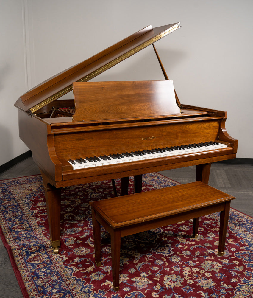 Baldwin 5'2 Model M Grand Piano in Satin Walnut Finish - Perfect for Home, Studio & Concert Hall Performances