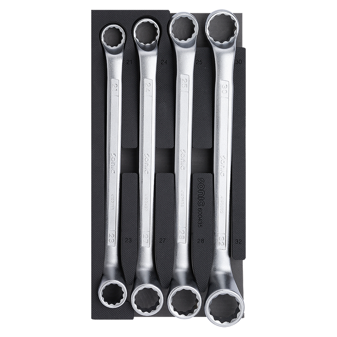 Sonic Tools 75 Degree Offset Ring Wrench Set - 4 Piece (1/3