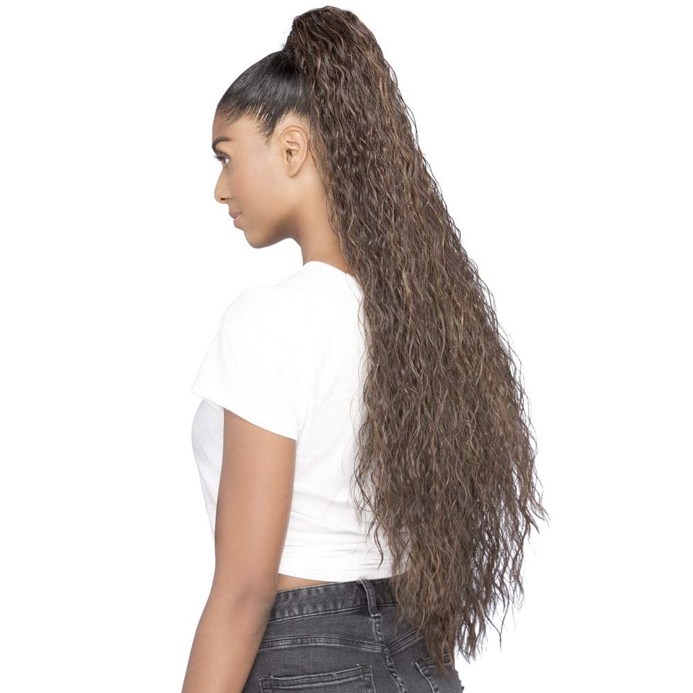 Vivica A. Fox Heat Resistant Synthetic Fiber Ponytail Extension - Style P2216 for Women | Perfect for Daily Wear, Parties & Special Occasions