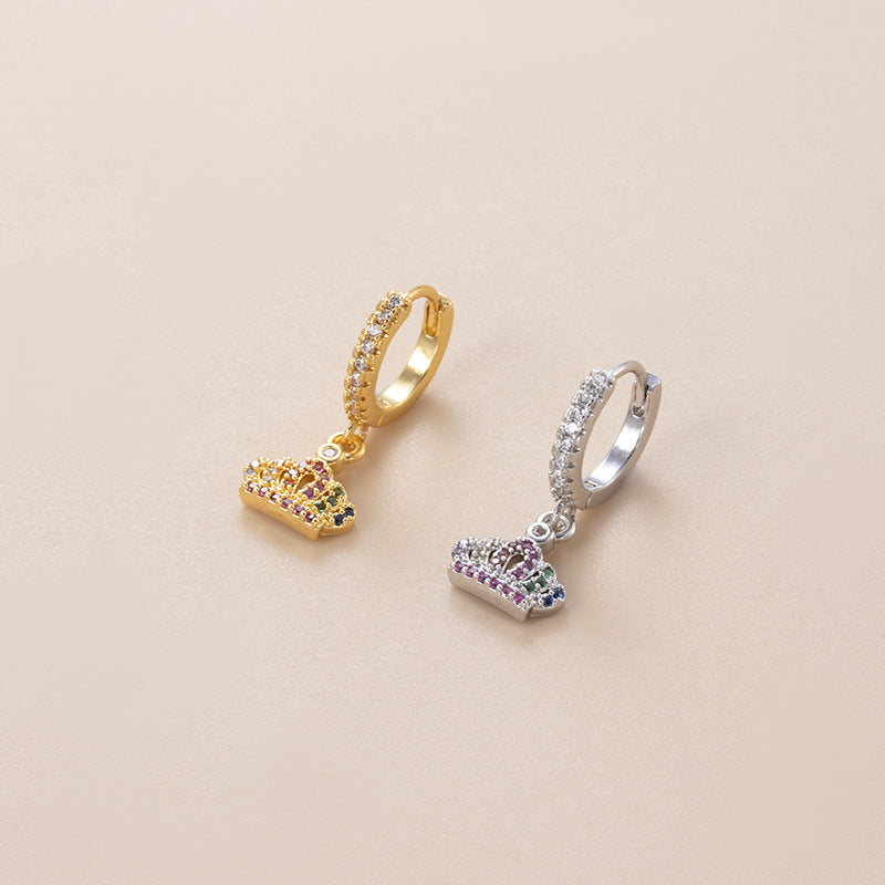Sparkly 9mm Cartilage Huggie Hoop Earrings for Second Lobe Piercing | HSPJ879 | Perfect for Everyday Wear & Special Occasions