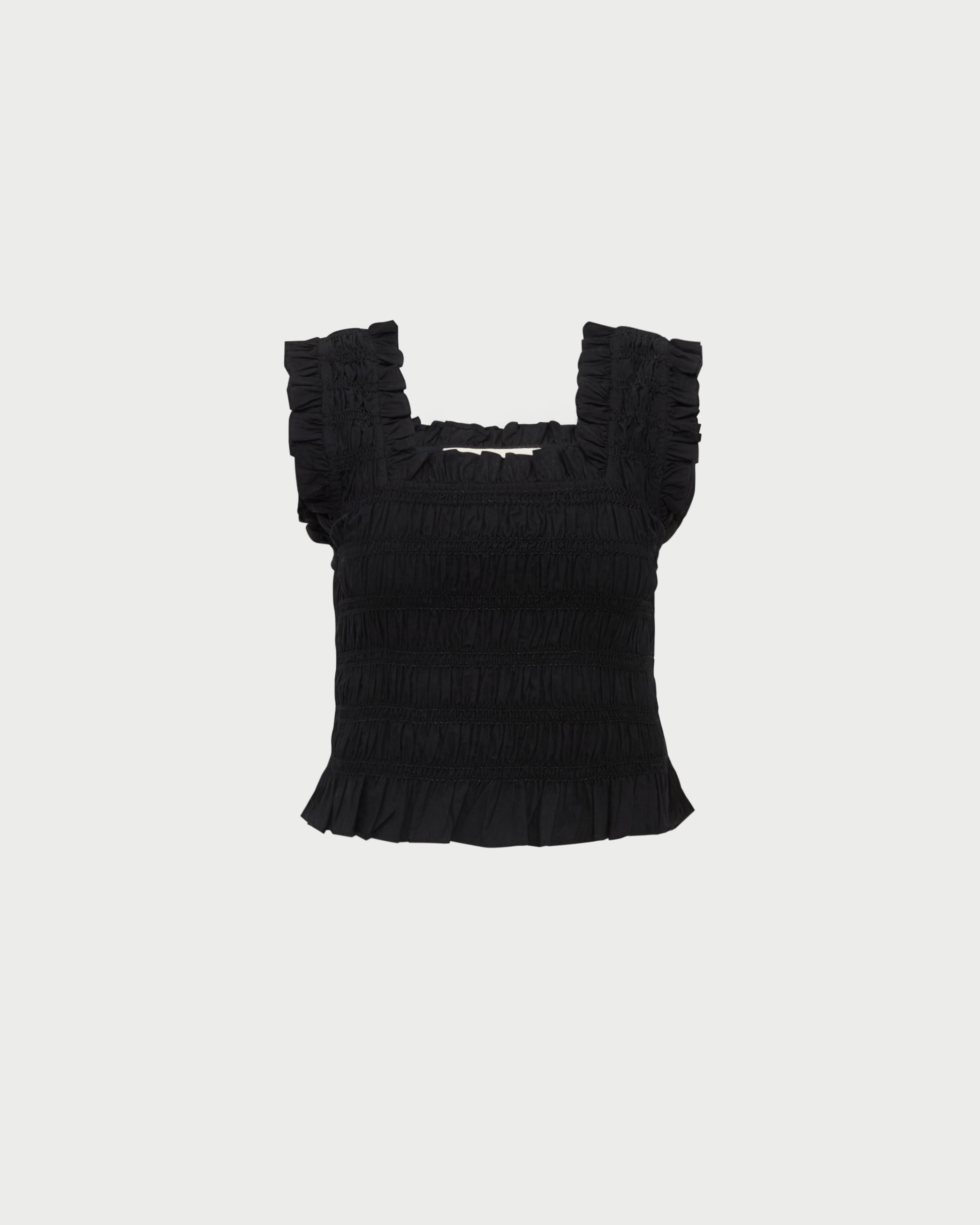 Callie Black Sleeveless Top for Women - Stylish Casual Summer Blouse for Outfits, Parties & Travel