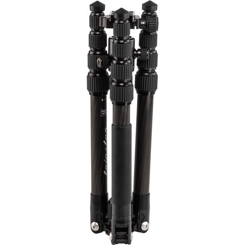 Benro Tripster Travel Tripod - Carbon Fiber 1 Series (Black) | Compact & Lightweight for Travel Photography, Hiking & Outdoor Adventures