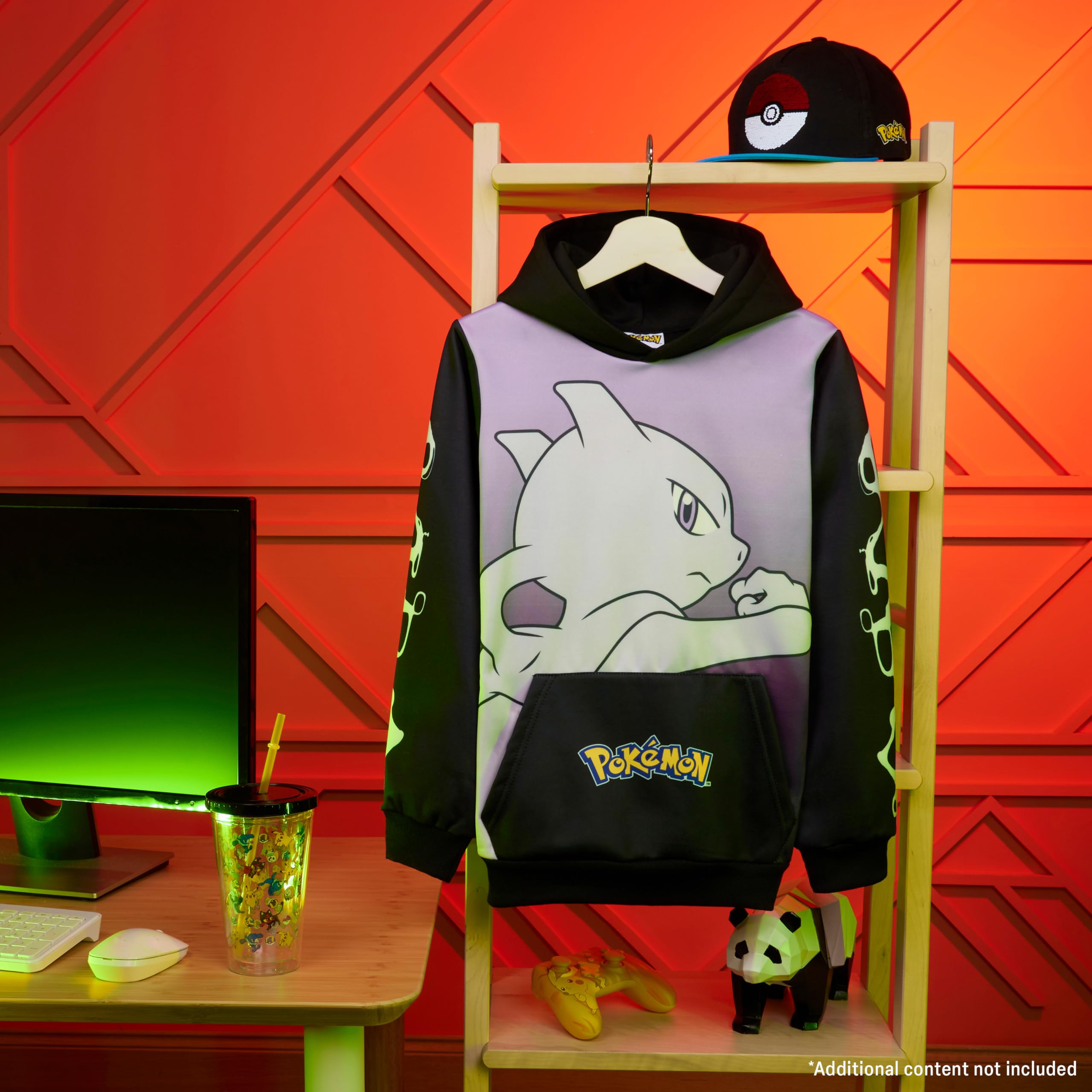 Pokemon Hoodie for Boys & Teens - Pikachu Anime Hooded Sweatshirt | Warm Fleece Pullover for Kids & Youth | Perfect for Cosplay, School, and Winter Outfits