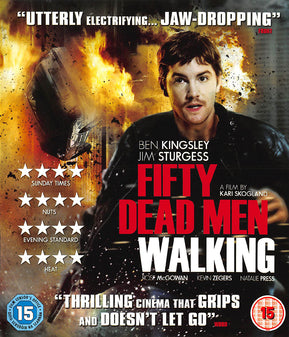 Fifty Dead Men Walking Blu-ray DVD | Thriller Movie Based on True Story | Perfect for Movie Nights & Gifts