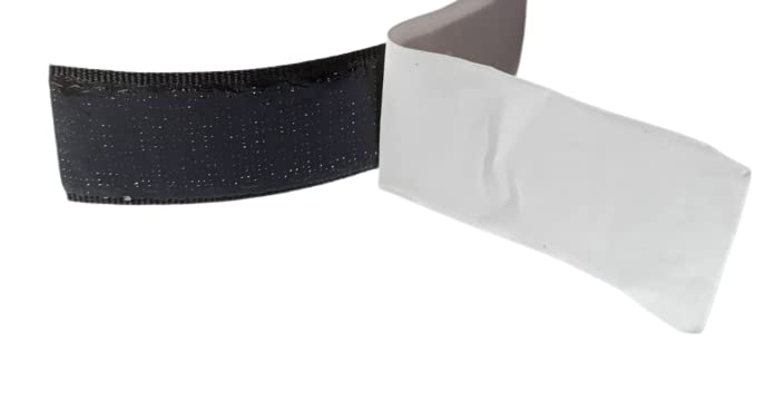 ImegaZ Heavy Duty Self-Adhesive Gum Tape Roll - 20mm x 25m Black - Strong Grip for Walls, Doors, Windows & Female Loop Fixing - Ideal for Home Repairs, DIY Projects & Office Use