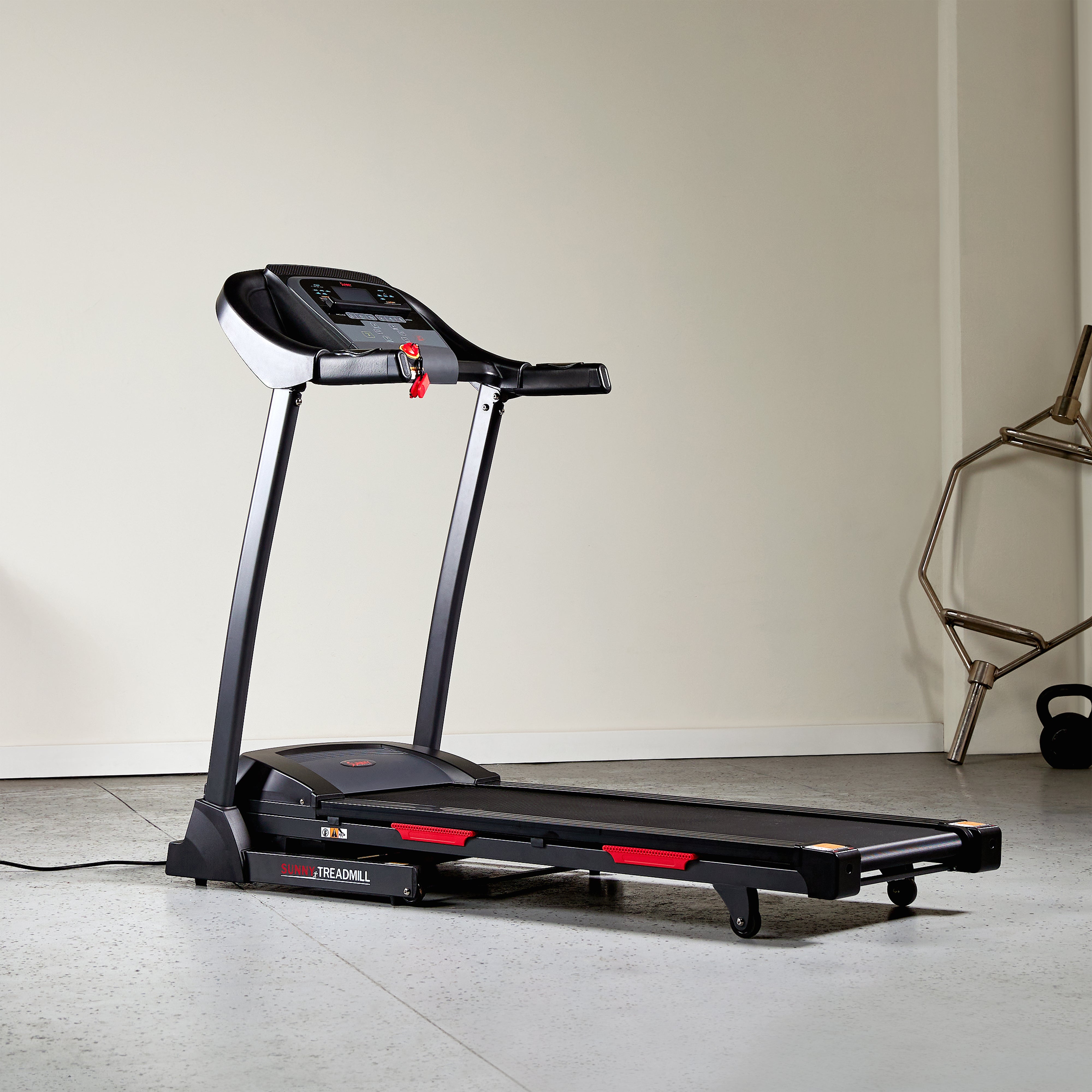 Premium Folding Auto Incline Smart Treadmill with Bluetooth - SunnyFit® App Compatible for Home Gym & Cardio Workouts