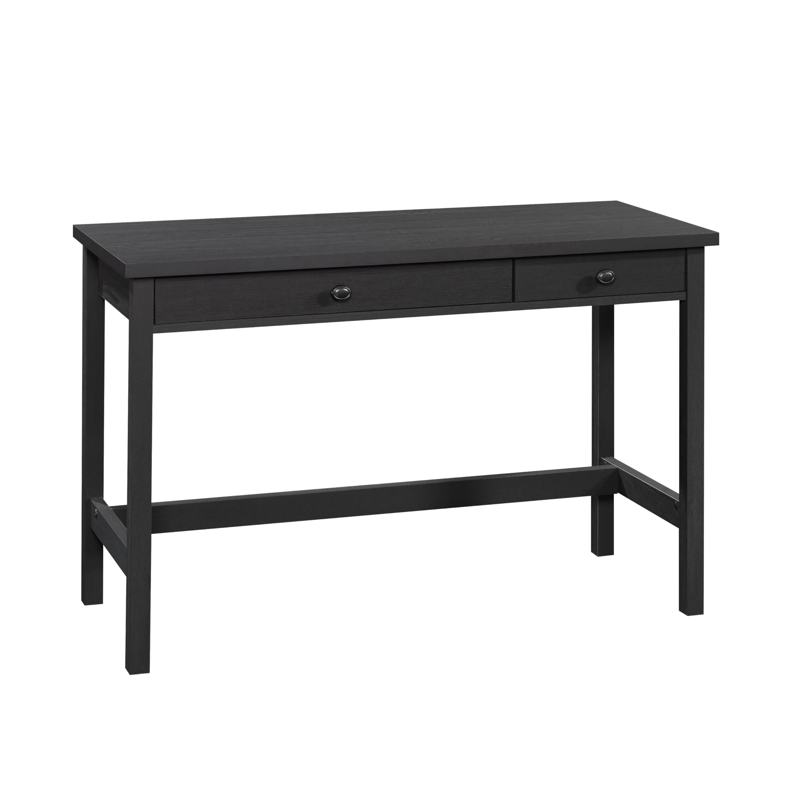 Sauder Raven Oak Finish Office Desk - Stylish and Functional Home Office Furniture for Work or Study