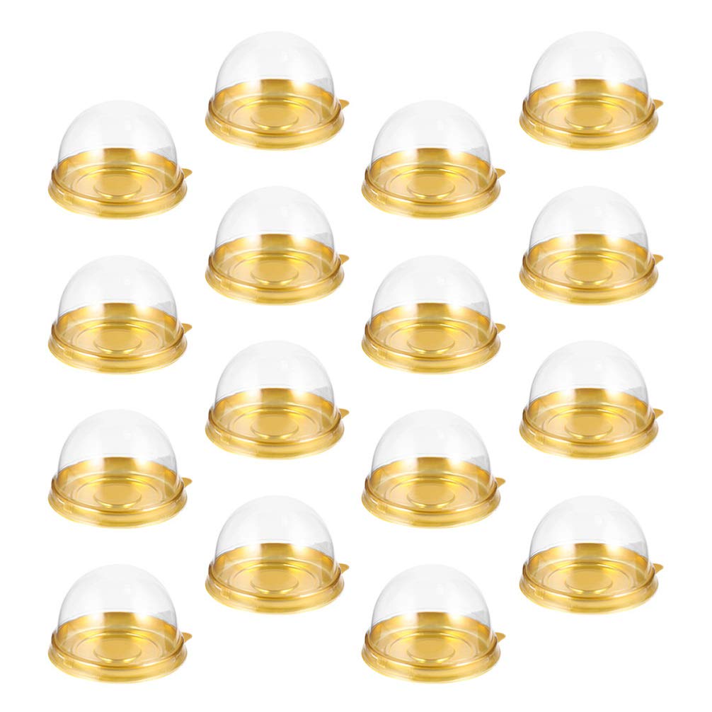 DOITOOL 150pcs Egg Yolk Crisp Packaging Box - Premium Mooncake Holder & Wrapping Tray for Bakery, Dessert Display, and Gift Packaging - Perfect for Mid-Autumn Festival, Parties, and Pastry Storage