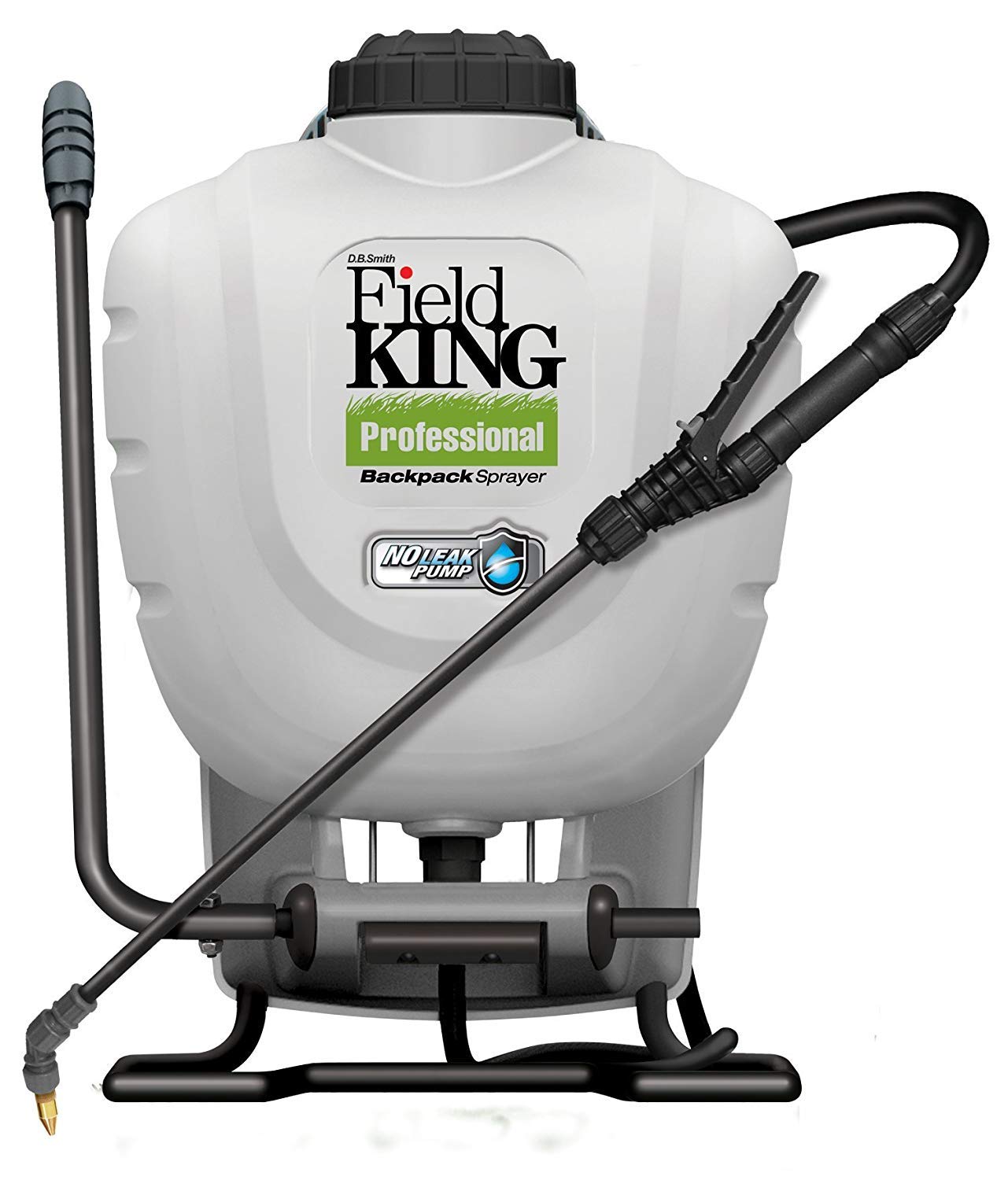 Field King Professional 190328 No Leak Pump Backpack Sprayer - 4 Gallon Weed Killer Sprayer for Lawns, Gardens, Farms & Pest Control - Durable Herbicide Applicator with Comfortable Shoulder Straps (Pack of 1)