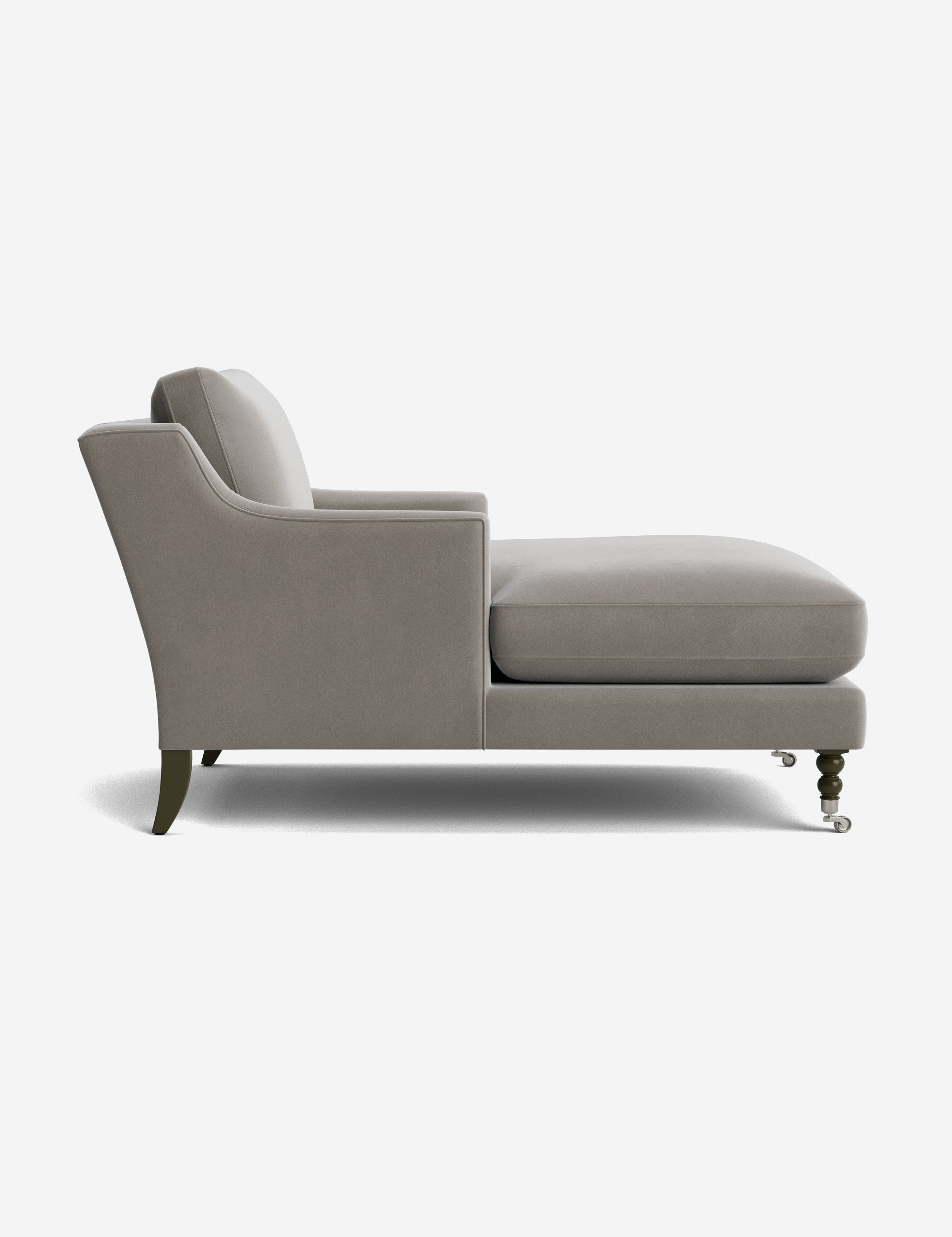 Fabienne Chaise Lounge Chair - Modern Accent Chair for Living Room, Bedroom & Office - Stylish Mid-Century Design with Upholstered Seat and Wooden Legs - Perfect for Relaxing, Reading & Home Decor