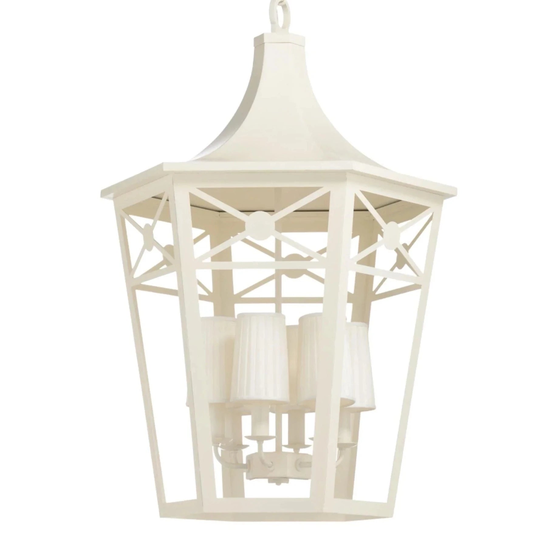 6-Light European Church Court Lattice Lantern - Vintage Outdoor Wall Lighting for Garden, Patio, and Porch Decor