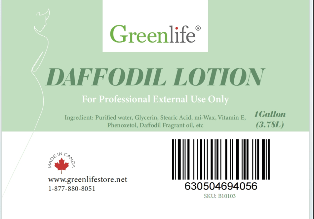 Premium Massage Lotion with Daffodil Fragrance - 1 Gallon (3.78L) Bulk Size for Spa, Salon & Professional Massage Therapists - Hydrating & Relaxing Body Lotion for Full Body Massage & Aromatherapy