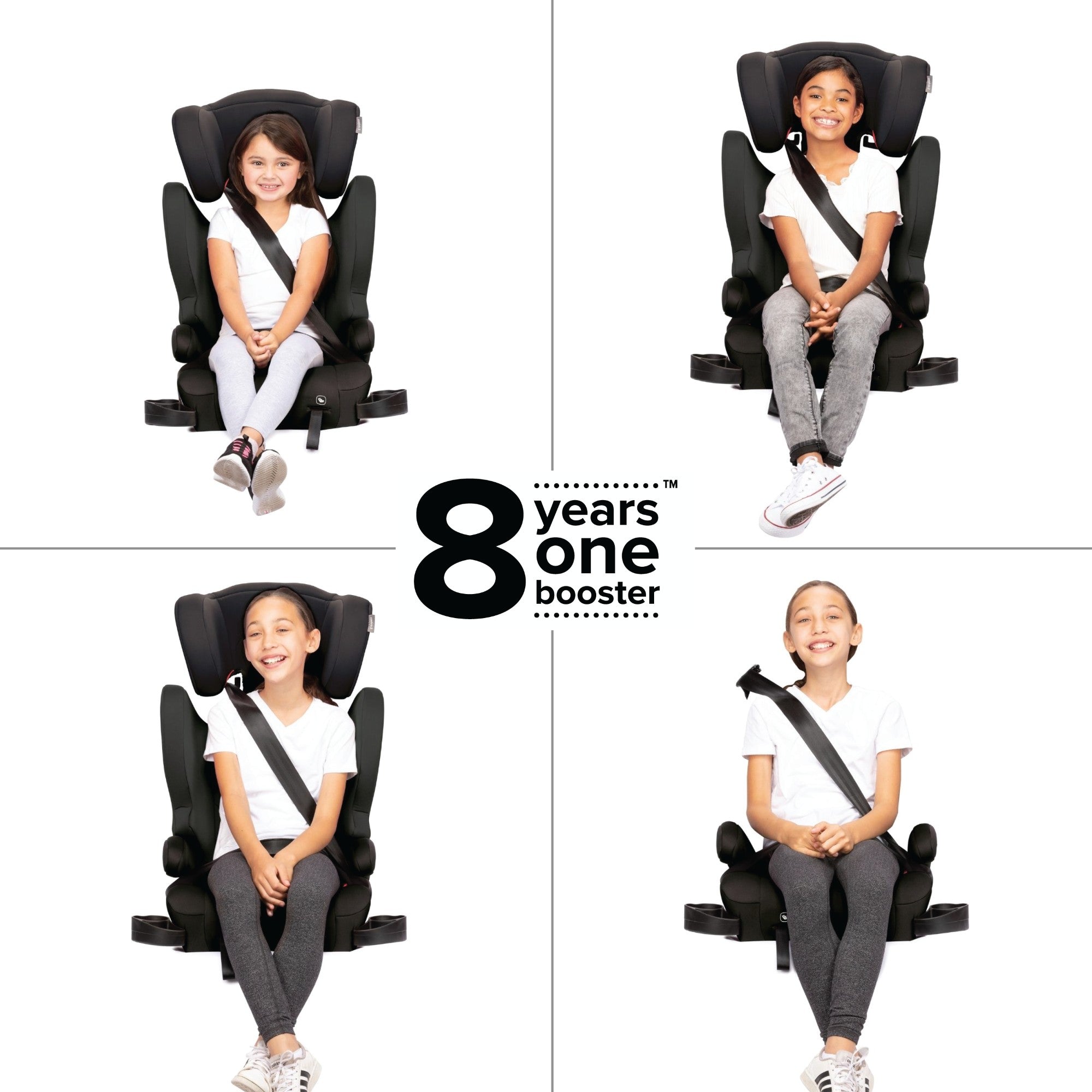 Diono Cambria 2 Back Booster Car Seat for Kids - Safe & Comfortable High Back Booster for Toddlers - Perfect for Travel, School & Family Road Trips