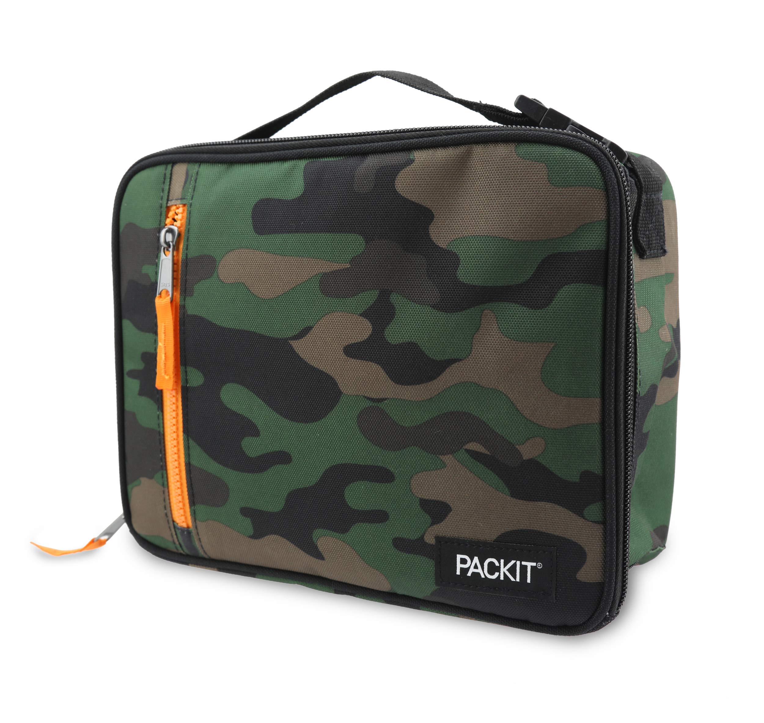 PackIt Freezable Classic Lunch Box - Insulated Camo Cooler Bag for School, Work & Picnics | Leak-Proof & Reusable Lunch Tote for Kids & Adults