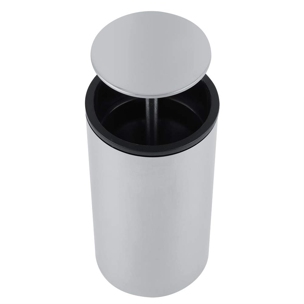 Gojiny Push-Type Toothpick Storage Box - Stainless Steel Automatic Toothpick Holder & Dispenser - Compact Container for Kitchen, Dining Table, Restaurant & Travel Use