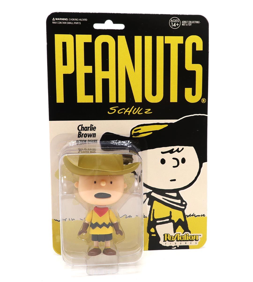 Charlie Brown ReAction Figure - Wave 1 Collectible Toy for Peanuts Fans | Perfect for Display, Gifts & Nostalgic Collections