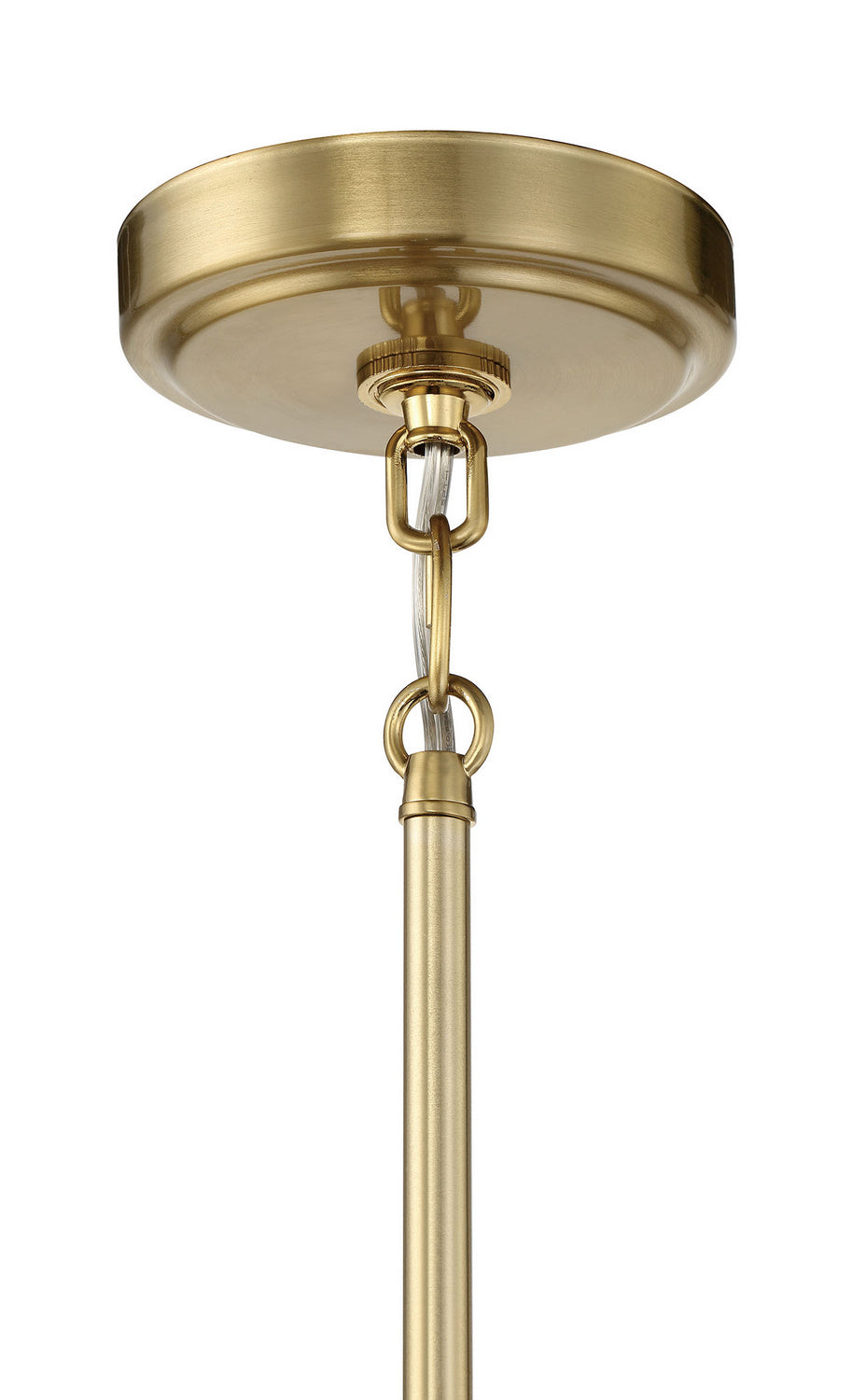 Bolden One Light Mini Pendant Light Fixture in Satin Brass - Perfect for Kitchen Island, Dining Room, or Entryway Lighting