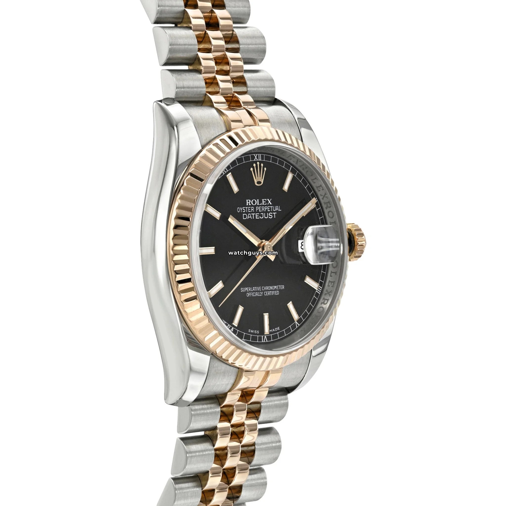 Rolex Datejust 116231 Men's Watch - Black Dial, Jubilee Bracelet - Luxury Dress Watch for Business & Formal Occasions